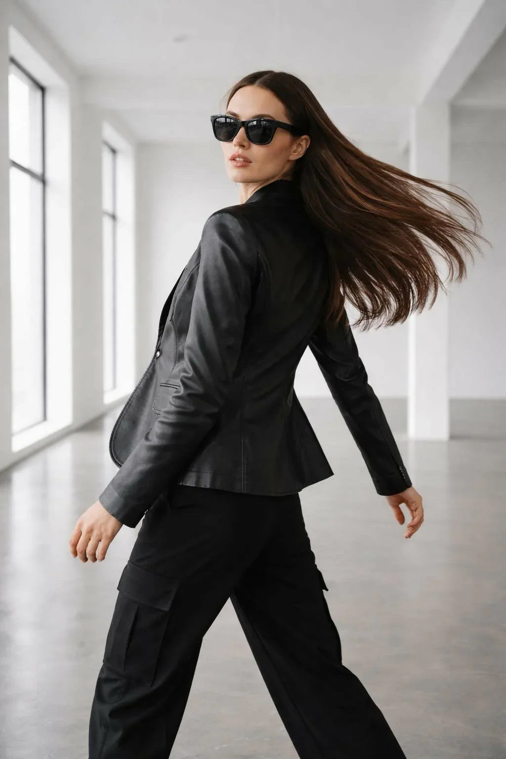 Luxury Short Leather Jacket by GabelliDesign