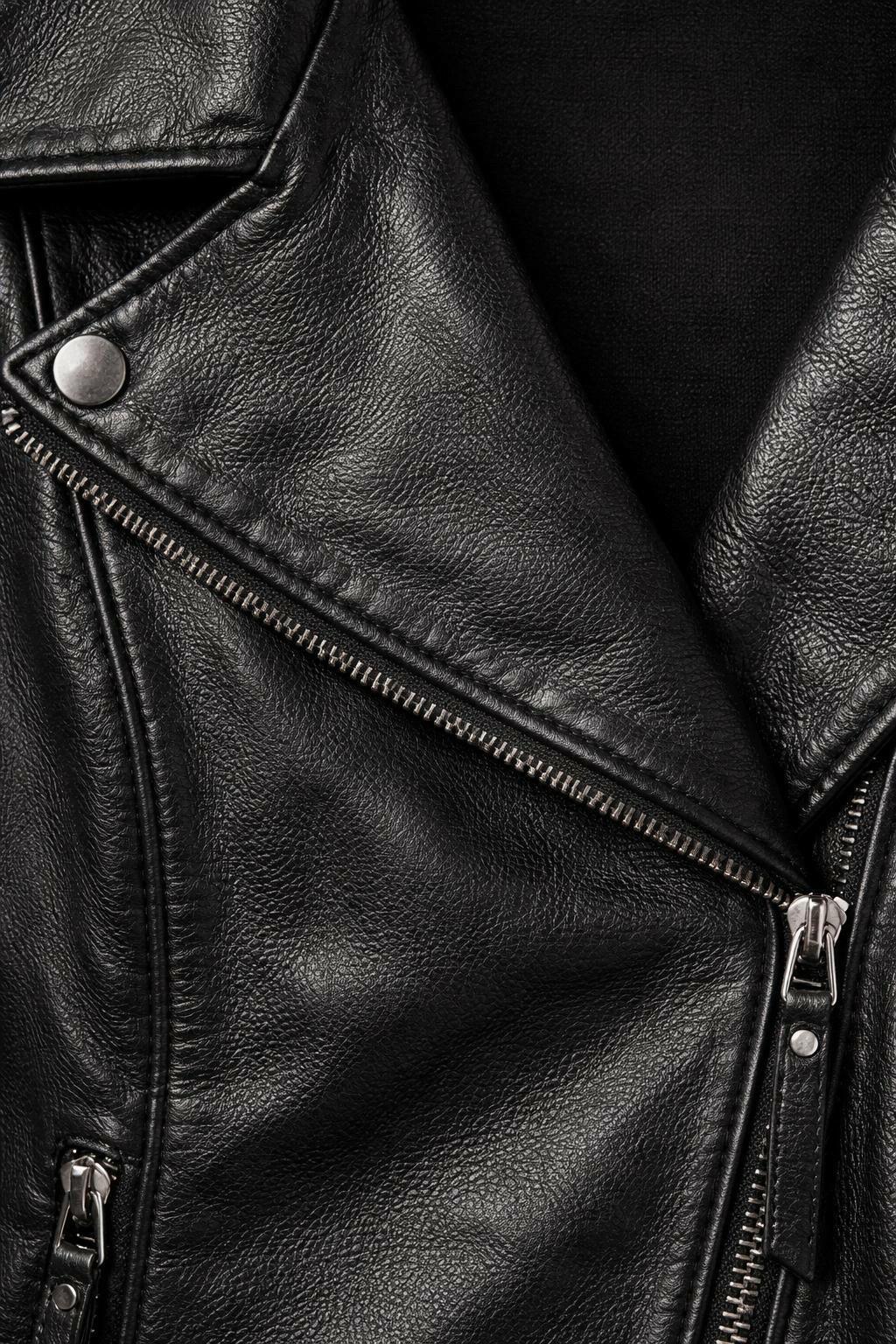 Fitted Biker Leather Jacket by GabelliDesign