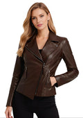 Fitted Biker Leather Jacket by GabelliDesign