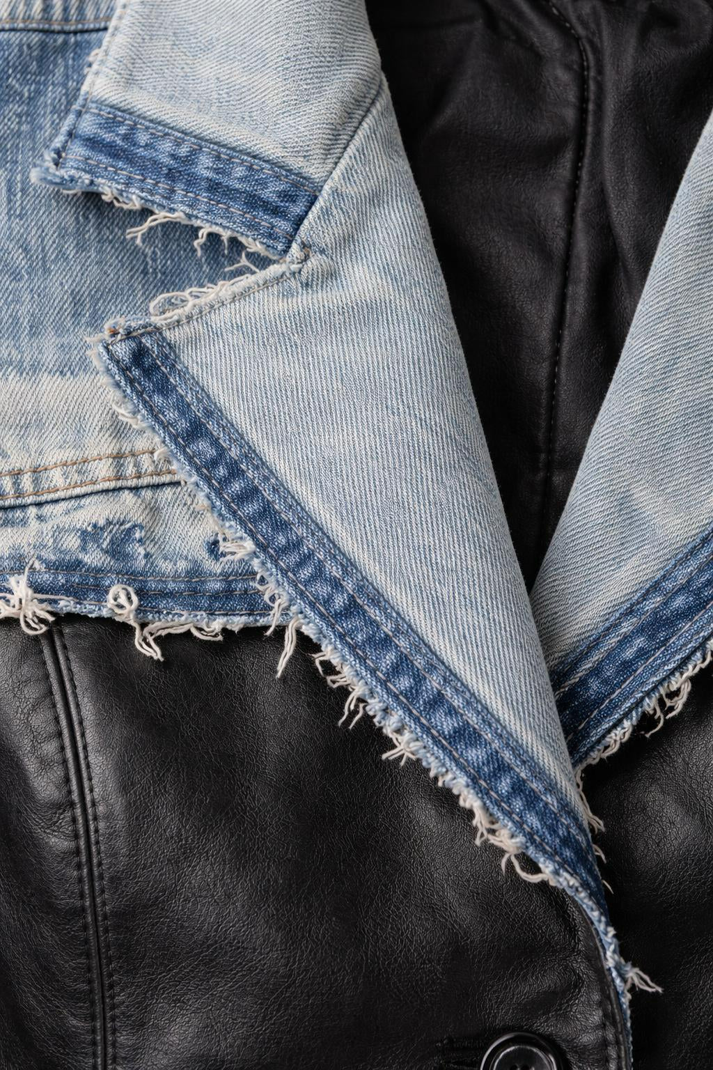 Vintage Leather short Jacket by GabelliDesign